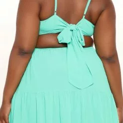 Fashion Nova Bright Side Midi Dress - Green -Fashion Nova Dresses Shop 03 28 22Studio2 MS A 11 20 44 26 HF22E799 Green 6092 PLUS WG