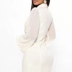 Fashion Nova Highest Society Blazer Dress - Cream 9 Fashion Nova Highest Society Blazer Dress - Cream -Fashion Nova Dresses Shop 03 28 22Studio4 SN CP 14 54 04 28 HF22A807 Cream 0575 EH