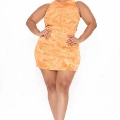 Fashion Nova Tie Dye Fun Mini Dress - Orange/combo -Fashion Nova Dresses Shop 03 29 21Studio3 RT SD 11 45 10 43 UNW7584 Orangecombo 0674 PLUS KL