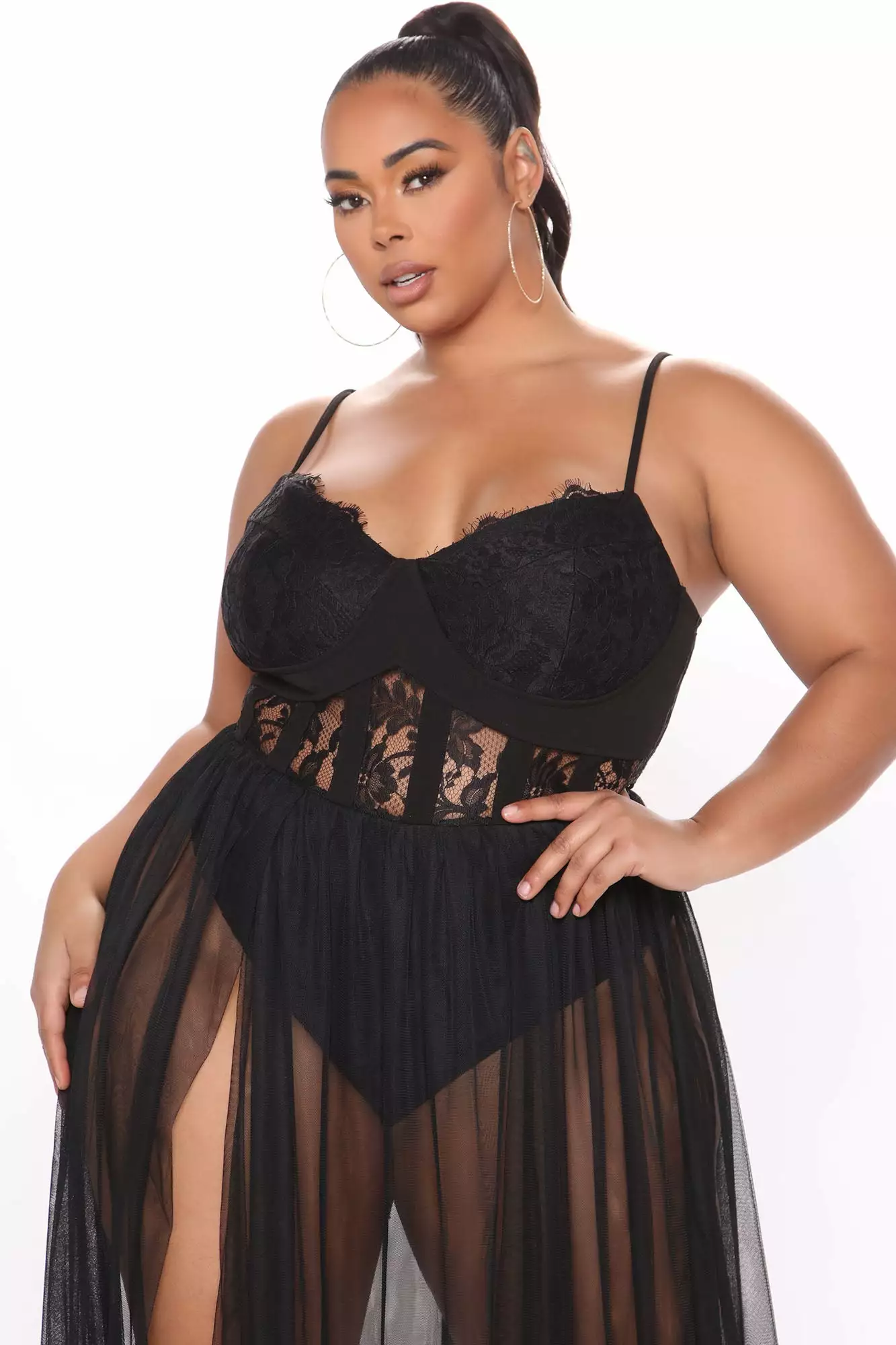 Fashion Nova Into The Right Mood Maxi Dress - Black 10 Fashion Nova Into The Right Mood Maxi Dress - Black - Image 8