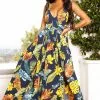 Fashion Nova Kenzie Halter Maxi Dress - Navy 2 Fashion Nova Kenzie Halter Maxi Dress - Navy -Fashion Nova Dresses Shop 03 30 21Studio1 RT RS 12 21 05 31 DM1928 Navy 3761 NT