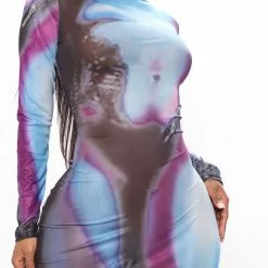 Fashion Nova Giving Body Mesh Midi Dress - Blue/combo 20 Fashion Nova Giving Body Mesh Midi Dress - Blue/combo -Fashion Nova Dresses Shop 03 31 22Studio4 RM CP 14 15 06 40 XS1271PR BlueCombo 0017 KL