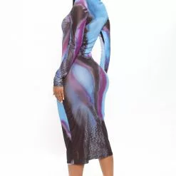 Fashion Nova Giving Body Mesh Midi Dress - Blue/combo 22 Fashion Nova Giving Body Mesh Midi Dress - Blue/combo -Fashion Nova Dresses Shop 03 31 22Studio4 RM CP 14 15 54 40 XS1271PR BlueCombo 0018 KL