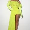 Fashion Nova Glam Night Sequin Glove Dress - Neon Green -Fashion Nova Dresses Shop 03 31 22Studio6 SN KG 09 17 20 3 YELLOWDRESS 2022 WG