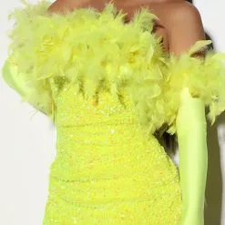 Fashion Nova Glam Night Sequin Glove Dress - Neon Green -Fashion Nova Dresses Shop 03 31 22Studio6 SN KG 09 17 41 3 YELLOWDRESS 2028 WG