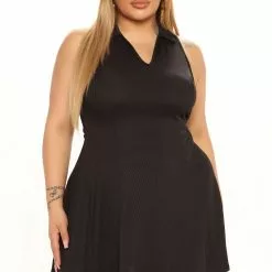 Fashion Nova Becca Fit And Flare Mini Dress - Black 13 Fashion Nova Becca Fit And Flare Mini Dress - Black -Fashion Nova Dresses Shop 04 04 22Studio1 KJ RL 15 19 23 58 RD46038 Black 0748 PLUS SG