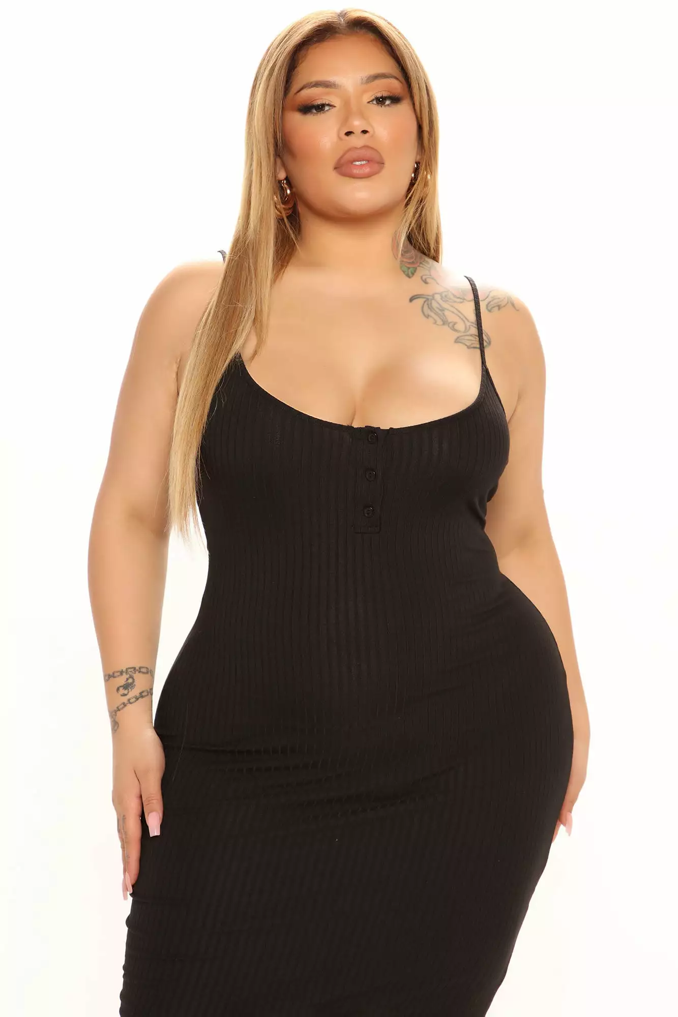 Fashion Nova Clear Skies Midi Dress - Black 9 Fashion Nova Clear Skies Midi Dress - Black - Image 7