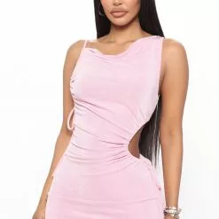 Fashion Nova Late Nights Slinky Maxi Dress - Pink -Fashion Nova Dresses Shop 04 05 22Studio4 ME KG 14 17 29 22 FS22E862 Pink 1346 KL
