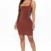 Fashion Nova Look Beyond Double Lined Mini Dress - Brown -Fashion Nova Dresses Shop 04 05 22Studio4 ME KG 14 29 42 25 DX7526 Brown 1372 KL