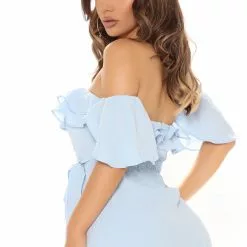 Fashion Nova Mara Off Shoulder Maxi Dress - Light Blue 17 Fashion Nova Mara Off Shoulder Maxi Dress - Light Blue -Fashion Nova Dresses Shop 04 07 21Studio2 CE SD 11 04 01 15 HF21E329 LightBlue 36137 NT