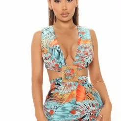 Fashion Nova Brunch In The Tropics Maxi Dress - Teal/combo -Fashion Nova Dresses Shop 04 08 21Studio2 RT SD 11 48 44 34 SD31781120FN Tealcombo 37009 JK