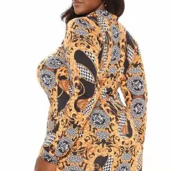 Fashion Nova Velina Shirt Dress - Black/combo 17 Fashion Nova Velina Shirt Dress - Black/combo -Fashion Nova Dresses Shop 04 08 22Studio1 KJ KP10 51 32 14 TD1204A Blackcombo 0142 PLUS KS