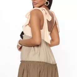 Fashion Nova Keep In Touch Babydoll Dress - Green/combo -Fashion Nova Dresses Shop 04 08 22Studio4 MS DJ 15 38 29 37 32171SK Greencombo R 3396 KL