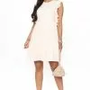 Fashion Nova Keely Mini Dress - Cream