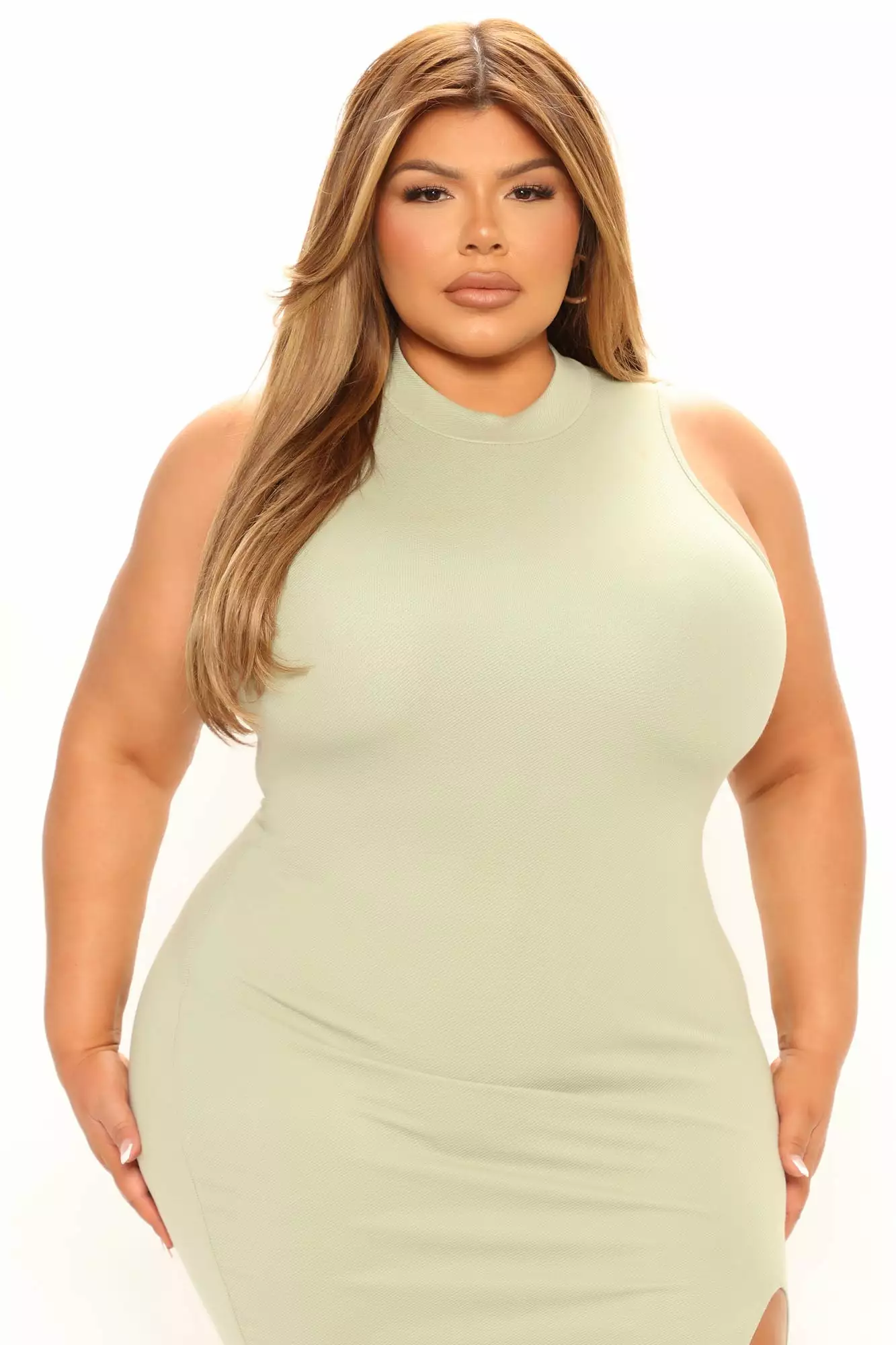 Fashion Nova Come Closer Midi Dress - Sage 8 Fashion Nova Come Closer Midi Dress - Sage - Image 6