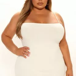 Fashion Nova Nikki Midi Dress - White -Fashion Nova Dresses Shop 04 11 22Studio1 SN KP 11 55 13 27 RD44789 White 6755 PLUS KS