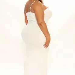 Fashion Nova Nikki Midi Dress - White -Fashion Nova Dresses Shop 04 11 22Studio1 SN KP 11 55 35 27 RD44789 White 6758 PLUS KS
