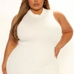 Fashion Nova Come Closer Midi Dress - White -Fashion Nova Dresses Shop 04 11 22Studio1 SN KP 11 58 52 29 JD45646 White 6769 PLUS PB
