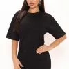 Fashion Nova Delilah T Shirt Dress - Black 2 Fashion Nova Delilah T Shirt Dress - Black -Fashion Nova Dresses Shop 04 11 22Studio2 CE RL 13 58 12 68 JD46512 Black 0820 KS