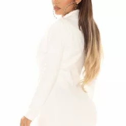 Fashion Nova Bossing Around Mini Blazer Dress - Ivory -Fashion Nova Dresses Shop 04 14 21Studio2 ME NZ 11 40 07 20 D9426 Ivory 0947 RG