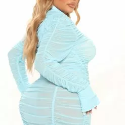 Fashion Nova Mykonos Trips Mesh Shirt Dress - Light Blue 19 Fashion Nova Mykonos Trips Mesh Shirt Dress - Light Blue -Fashion Nova Dresses Shop 04 15 22Studio1 KJ DJ 15 13 26 63 D7792C LightBlue 1253 PLUS PB