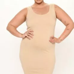 Fashion Nova Maya 2 Pack Midi Dress - Taupe/combo 26 Fashion Nova Maya 2 Pack Midi Dress - Taupe/combo -Fashion Nova Dresses Shop 04 18 22Studio2 RT KP 13 23 36 37 J9G9680C Taupecombo 14718 PLUS KL