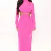 Fashion Nova Kendall Cut Out Maxi Dress - Fuchsia -Fashion Nova Dresses Shop 04 21 22Studio2 SN RL 10 26 37 19 57253 Fuchsia 0658 SG