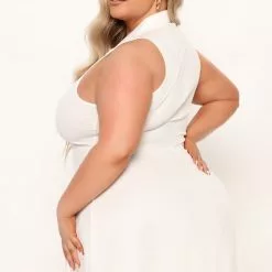 Fashion Nova Becca Fit And Flare Mini Dress - White -Fashion Nova Dresses Shop 04 21 22Studio5 CE KP 15 59 47 83 RD46038 White 15505 PLUS SG