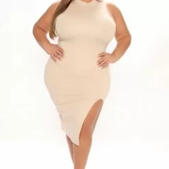 Fashion Nova Come Closer Midi Dress - Mocha -Fashion Nova Dresses Shop 04 25 22Studio1 DD CM 13 49 32 38 JD45646 Mocha 0377 PLUS EH