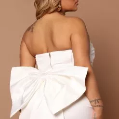 Fashion Nova Antoinette Satin Mini Dress - White -Fashion Nova Dresses Shop 04 25 22Studio5 RT DJ15 53 05 67 A45926 White 0435 PLUS PB