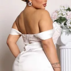 Fashion Nova Down The Aisle Satin Maxi Dress - White -Fashion Nova Dresses Shop 04 26 22Studio5 ME MR 14 33 55 42 MF21184 White 0640 PLUS SG