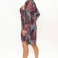 Fashion Nova Eliane Mesh Mini Dress Set - Burgundy/combo -Fashion Nova Dresses Shop 04 28 22Studio2 ME KP 13 39 26 51 JX11320 Burgundycombo 1588 KS