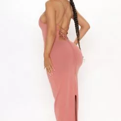 Fashion Nova Janessa Lace Up Maxi Dress - Mauve -Fashion Nova Dresses Shop 04 30 21Studio2 JP RL 10 34 21 21 JD42706 BrickRed 3551 RA