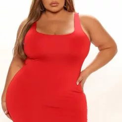 Fashion Nova Stila Double Lined Mini Dress - Red -Fashion Nova Dresses Shop 05 02 22Studio1 RT DJ 10 48 49 19 JD46289 Red 2128 PLUS PB