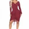 Fashion Nova Hong Kong Ruched Dress - Wine -Fashion Nova Dresses Shop 05 02 22Studio4 CE KG 15 59 25 32 AD31028L Wine R 6343 SG