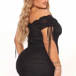 Fashion Nova Ariel Mesh Mini Dress - Black -Fashion Nova Dresses Shop 05 03 22Studio1 KJ AC 11 33 33 21 FS22E951 Black 2629 PLUS PB