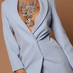 Fashion Nova Daniella Blazer Mini Dress - Blue 10 Fashion Nova Daniella Blazer Mini Dress - Blue -Fashion Nova Dresses Shop 05 03 22Studio5 CE KP 11 18 32 18 B15357 Blue R 3682 KS