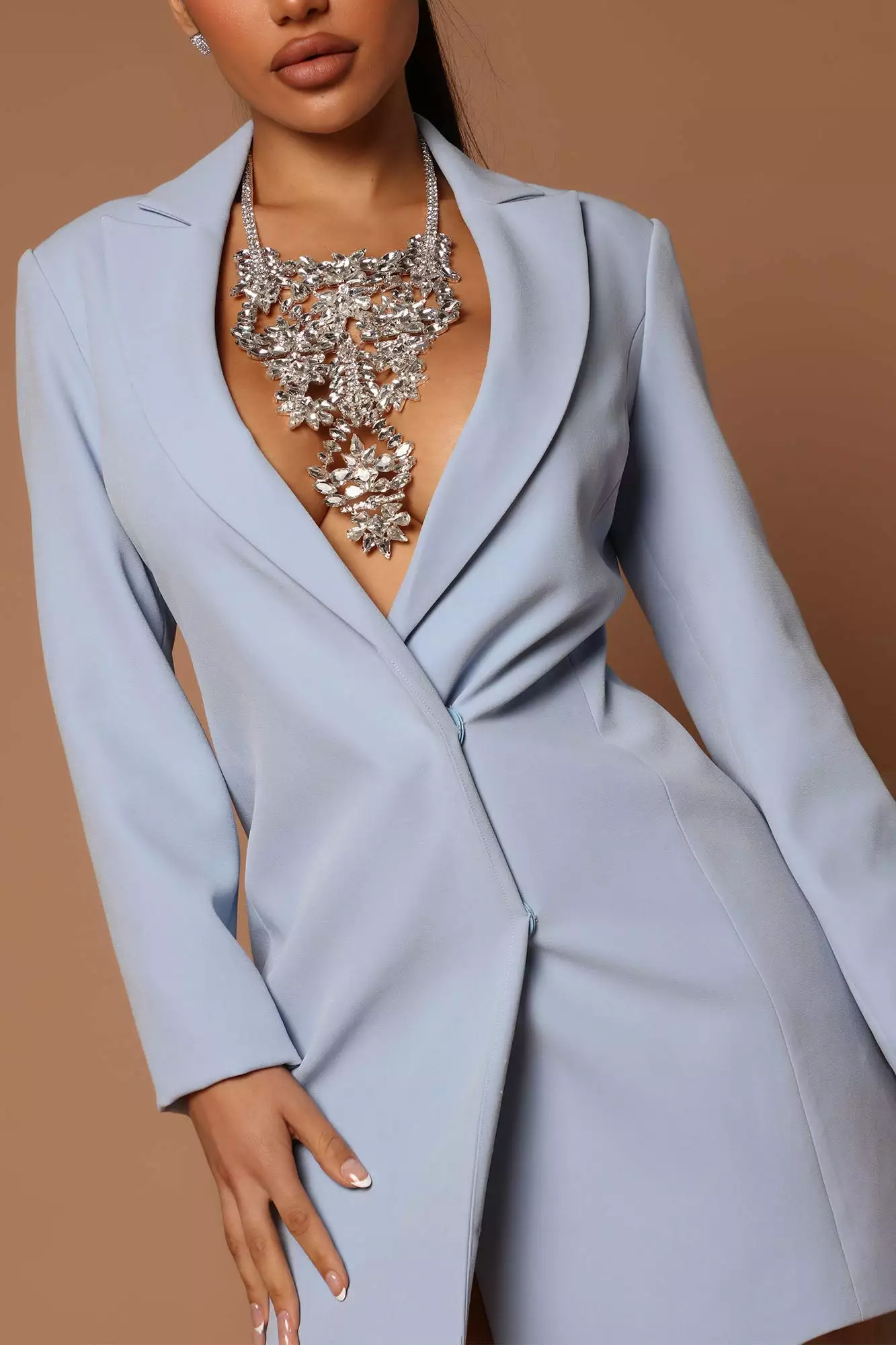 Fashion Nova Daniella Blazer Mini Dress - Blue 5 Fashion Nova Daniella Blazer Mini Dress - Blue - Image 3