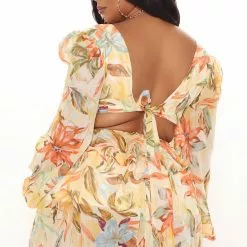 Fashion Nova Ready For Hawaii Maxi Dress - Yellow/combo -Fashion Nova Dresses Shop 05 04 21Studio1 ME RL 09 51 13 13 SD3100520FN Yellowcombo 4285 PLUS KL