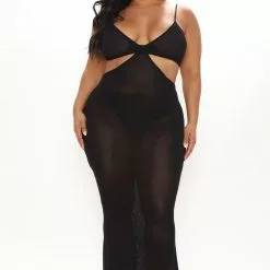 Fashion Nova Walk On The Beach Maxi Dress - Black -Fashion Nova Dresses Shop 05 04 21Studio1 ME RL 13 42 12 65 EP1171 Black 4799 PLUS NT