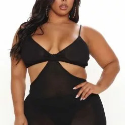 Fashion Nova Walk On The Beach Maxi Dress - Black -Fashion Nova Dresses Shop 05 04 21Studio1 ME RL 13 42 17 65 EP1171 Black 4802 PLUS NT