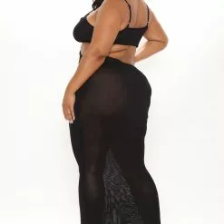 Fashion Nova Walk On The Beach Maxi Dress - Black -Fashion Nova Dresses Shop 05 04 21Studio1 ME RL 13 42 23 65 EP1171 Black 4804 PLUS NT