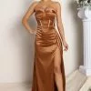 Fashion Nova Royal Highness Satin Maxi Dress - Copper -Fashion Nova Dresses Shop 05 04 22Studio2 CE DJ 15 01 43 68 GWZ398 Copper 1800 EH