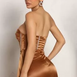 Fashion Nova Royal Highness Satin Maxi Dress - Copper -Fashion Nova Dresses Shop 05 04 22Studio2 CE DJ 15 02 00 68 GWZ398 Copper 1809 EH DM