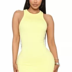 Fashion Nova One Of The Gals Mini Dress - Yellow