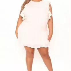 Fashion Nova Keely Mini Dress - Cream -Fashion Nova Dresses Shop 05 05 22Studio2 KJ DJ 10 52 19 16 FE22F036 Cream 2811 PLUS SG