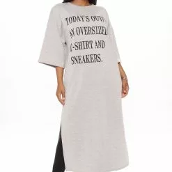 Fashion Nova Stating Facts T Shirt Dress - Grey -Fashion Nova Dresses Shop 05 07 20Studio1 RM CP 13 16 02 49 JS970 Grey 4051 WG