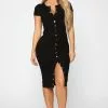 Fashion Nova Take Me There Ribbed Midi Dress - Black -Fashion Nova Dresses Shop 05 09 19 MS 11 55 32 5 RD33268 Black 0161 JK scaled