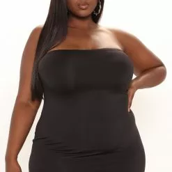 Fashion Nova Tanya Double Lined Midi Dress - Black -Fashion Nova Dresses Shop 05 09 22Studio2 MS DJ 13 43 20 39 JD45864 Black 1498 PLUS SG