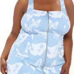 Fashion Nova Give Me Butterflies Denim Mini Dress - Light Wash -Fashion Nova Dresses Shop 05 09 22Studio2 MS DJ 14 22 31 49 AHA10 LightWash 1592 PLUS SG